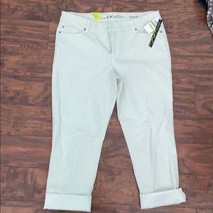 straight leg striped pants